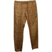 Pre-owned Silk bottoms Dries van Noten Pre-owned , Multicolor , Dames