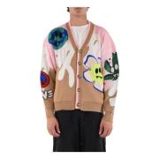 Multicolor Patroon Cardigan Barrow , Multicolor , Heren