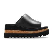 Portina Slides Stella McCartney , Black , Dames