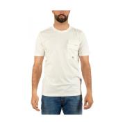 Heren T-shirt Urban Stijl C.p. Company , White , Heren