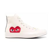 Witte Heart Ct70 Hi Top Sneakers Comme des Garçons Play , White , Here...