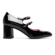 Zwarte Lakleren Mary Jane Schoenen Carel , Black , Dames