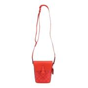 Leather crossbody-bags Coach , Red , Dames