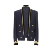 Cotton outerwear Balmain , Blue , Heren