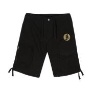 Zwarte Cargo Shorts met Geborduurd Logo Billionaire Boys Club , Black ...