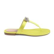 Swarovski Strik Satijnen Sandalen Dee Ocleppo , Yellow , Dames