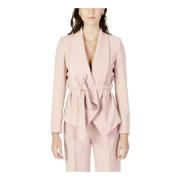 Roze Lange Mouw Blazer Herfst/Winter Vrouwen Sandro Ferrone , Pink , D...