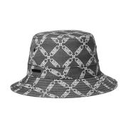 Logo Print Bucket Hat Zwart Michael Kors , Black , Dames