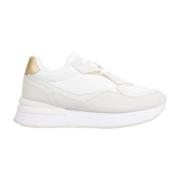 Witte Vrijetijdssneakers Fw0Fw07816 YBS Tommy Hilfiger , White , Dames