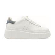 Witte Zilveren Sneakers voor Vrouwen Tamaris , White , Dames