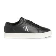 Zwarte Lage Vetersneakers Calvin Klein Jeans , Black , Heren