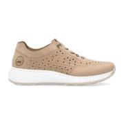 Beige Sneakers voor Vrouwen Rieker , Beige , Dames