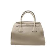 Pre-owned Leather handbags Prada Vintage , Gray , Dames