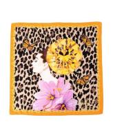 Luipaard Zijden Sjaal Pop Art Dee Ocleppo , Multicolor , Dames