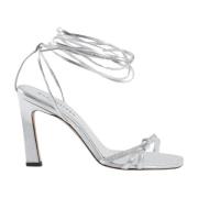 Enkel Lace-Up High-Heel Sandaal Dee Ocleppo , Gray , Dames