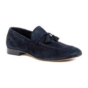 Blauwe Suède Loafers Dee Ocleppo , Blue , Heren