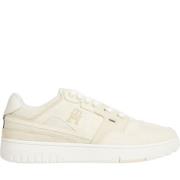 Beige Zomer Straat Sneakers Tommy Hilfiger , Beige , Heren