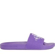 Monogram Paarse Slippers Calvin Klein Jeans , Purple , Dames