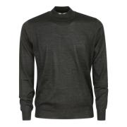 Merino Turtleneck Sweater Hindustrie , Gray , Heren