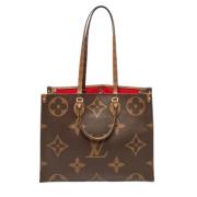 Pre-owned Canvas totes Louis Vuitton Vintage , Brown , Dames