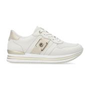 Beige Sneakers voor Vrouwen Remonte , Beige , Dames