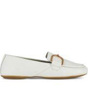 Witte Palmaria Loafers Vrouwen Geox , White , Dames