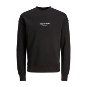 Sweatshirts Jack & Jones , Black , Heren