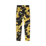 Chain Couture Print Elastische Taille Broek Versace Jeans Couture , Mu...