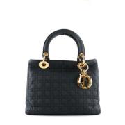 Pre-owned Canvas totes Dior Vintage , Black , Dames