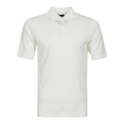 Witte Katoenen Polo Shirt Hindustrie , White , Heren