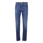 Slim Denim Broek Jacob Cohën , Blue , Heren