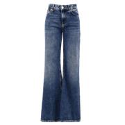 Blauwe Broek Gaabw00327 Bl01 Model Gaëlle Paris , Blue , Dames