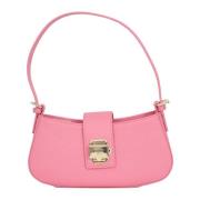 Roze dames tas met gouden logo plaat Chiara Ferragni Collection , Pink...