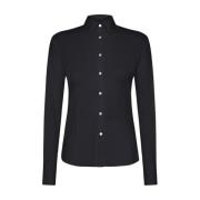 Stijlvol Zwart Overhemd RRD , Black , Dames