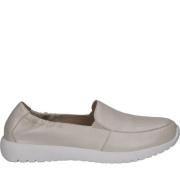 Beige Casual Closed Loafers Caprice , Beige , Dames