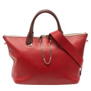 Pre-owned Leather handbags Chloé Pre-owned , Red , Dames