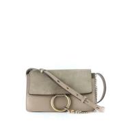 Pre-owned Leather handbags Chloé Pre-owned , Gray , Dames