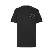 Klassiek Heren Zwart Logo T-Shirt Philipp Plein , Black , Heren
