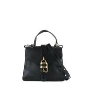 Pre-owned Leather handbags Chloé Pre-owned , Black , Dames