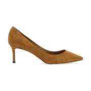 Suede Romy 60 Pumps Jimmy Choo , Brown , Dames