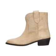 Beige Western Style Enkellaarsjes Toral , Beige , Dames