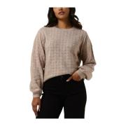 Dames Truien & vesten Alves O-neck Modström , Beige , Dames