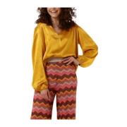 Gouden Lizzy Blouse Amaya Amsterdam , Yellow , Dames