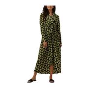 Grote Bloem Maxi Jurk Colourful Rebel , Multicolor , Dames