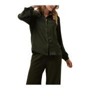 Groene Hllo Shirt Blouse My Essential Wardrobe , Green , Dames