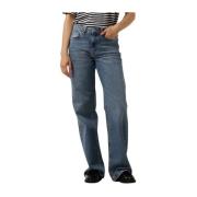 High Wide Y Skinny Jeans My Essential Wardrobe , Blue , Dames