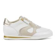 Witte Combi Sneakers DL Sport , White , Dames