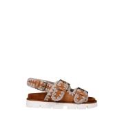 Sandals Mou , Brown , Dames