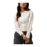 Witte Blouse Harrisonmd Shirt Modström , White , Dames