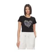 Basis T-shirt Liu Jo , Black , Dames